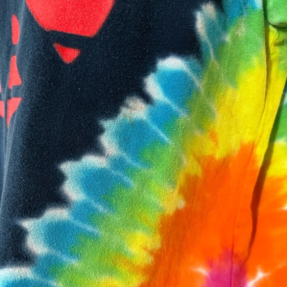 Kids Flux Tie Dye Peace Sign Short Sleeve Shirt - Picture 3 of 6